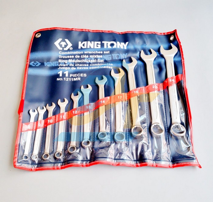 Bộ cờ l&ecirc; v&ograve;ng miệng 11 chi tiết 8-24mm Kingtony 1211MR