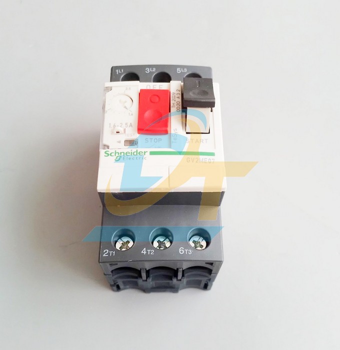 Cầu dao bảo vệ động cơ 3P 1.6-2.5A Schneider GV2ME07
