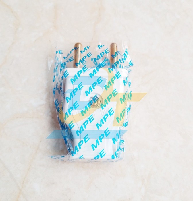 Ph&iacute;ch cắm 2 chấu tr&ograve;n MPE PL2