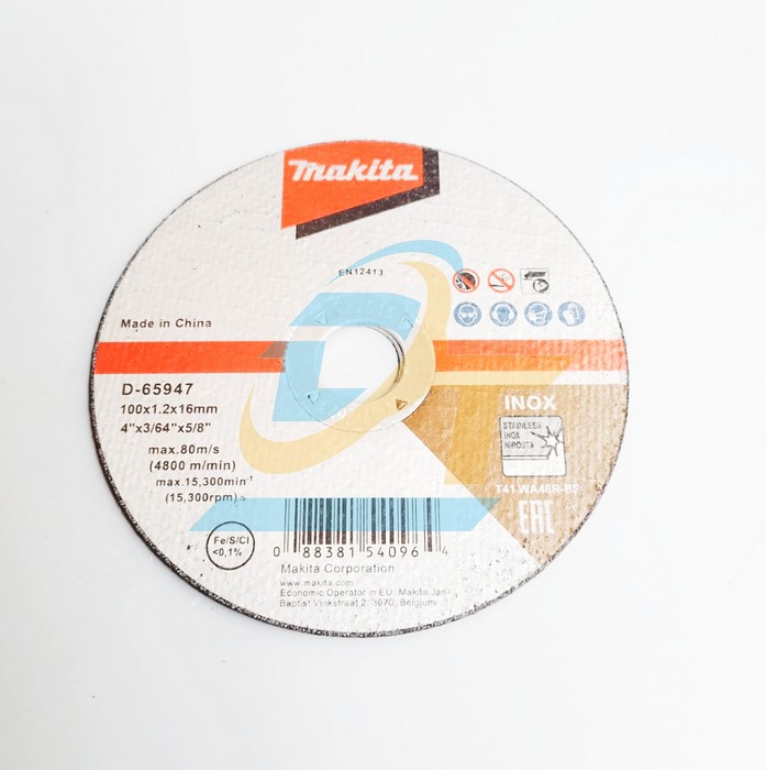 Đ&aacute; cắt inox mỏng 100x1.2x16mm Makita D-65947