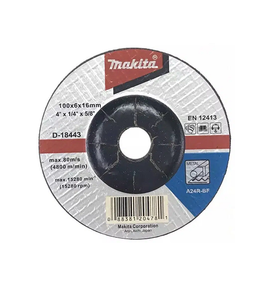 Đ&aacute; m&agrave;i kim loại 100x6.0x16mm Makita D-18443