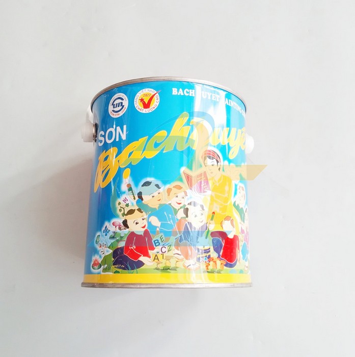 Sơn Alkyd (b&oacute;ng) Bạch Tuyết 3kg - M&agrave;u x&aacute;m 122