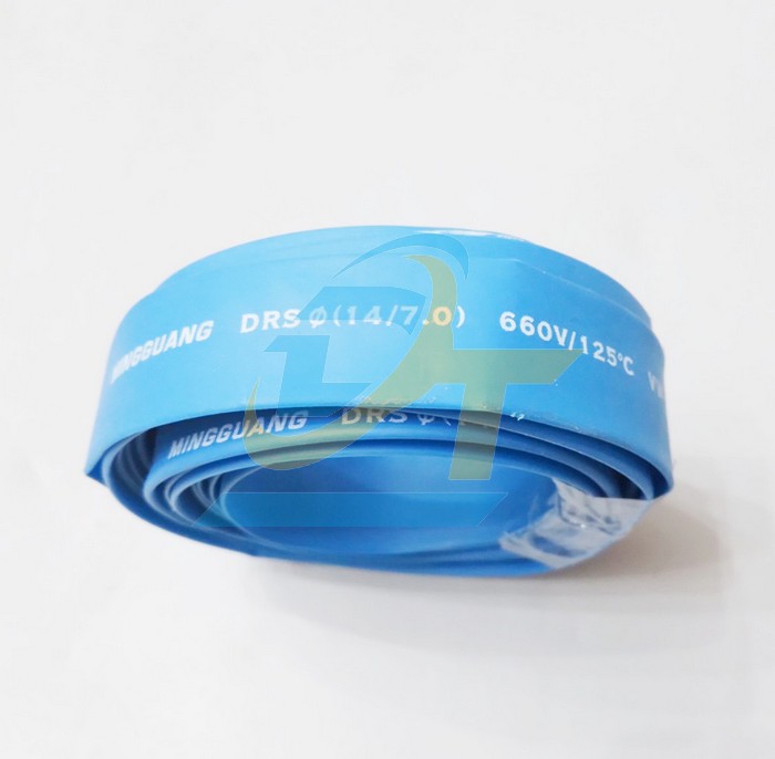 Ống gen co nhiệt 14mm m&agrave;u xanh