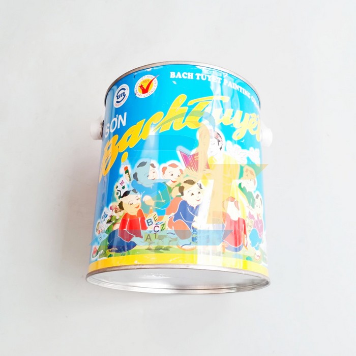 Sơn Alkyd (b&oacute;ng) Bạch Tuyết 2.8kg - M&agrave;u đen 200