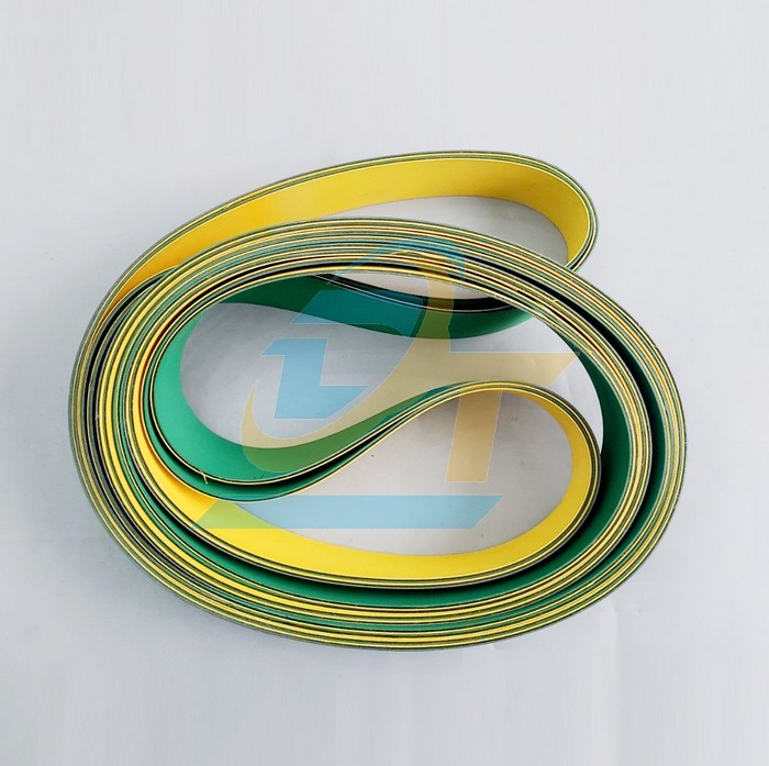 D&acirc;y đai dẹt v&agrave;ng xanh 60x3x4870mm