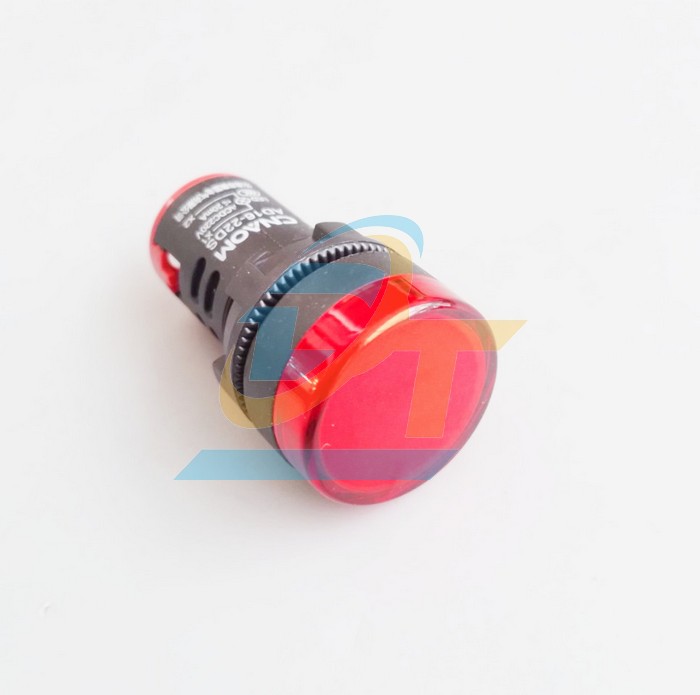 Đ&egrave;n b&aacute;o pha 220V phi 22 m&agrave;u đỏ AD16-22DS