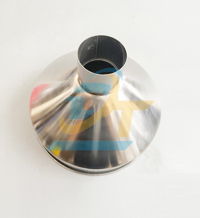 Phễu inox miệng 240mm, cổ 60mm