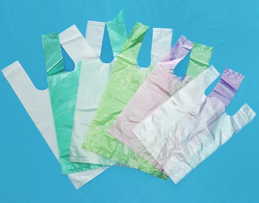 T&uacute;i nilon trắng c&oacute; quai 5kg 30x50cm