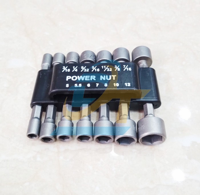 Bộ 14 đầu tu&yacute;p vặn ốc lục gi&aacute;c hệ inch v&agrave; hệ m&eacute;t Power Nut