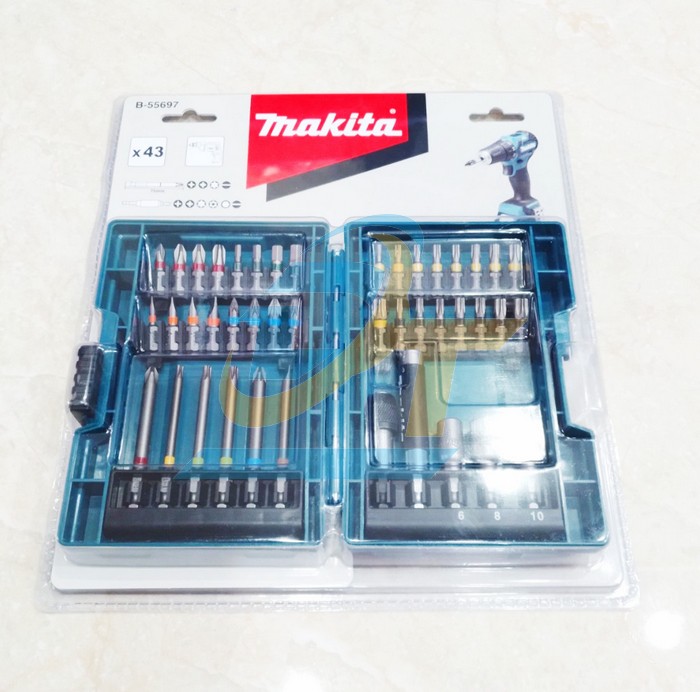 Bộ mũi v&iacute;t đa năng 43 chi tiết Makita B-55697