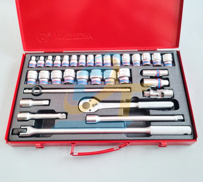 Bộ tu&yacute;p 1/2" 33 chi tiết hệ m&eacute;t Kingtony 4034MR