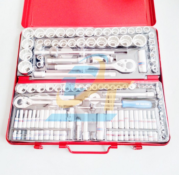 Bộ tu&yacute;p 135 chi tiết 1/2" - 1/4" - 3/8" Kingtony 9033CR