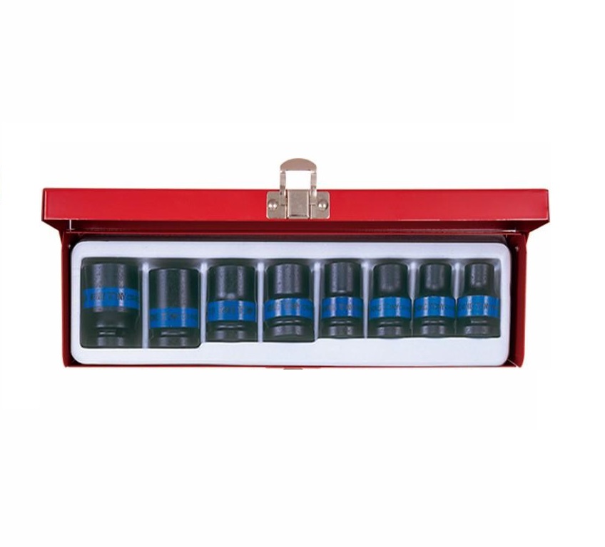 Bộ tu&yacute;p đen 1/2" 8 chi tiết 10-24mm Kingtony 4408MP