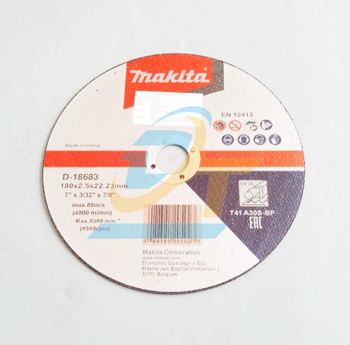 Đ&aacute; cắt kim loại 180x2.5x22.23mm Makita D-18683