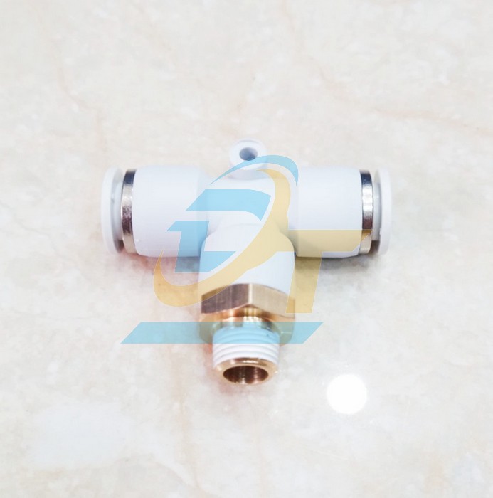 Đầu nối hơi chữ T phi 8 - Ren ngo&agrave;i 9.6mm STNC YPB8-01