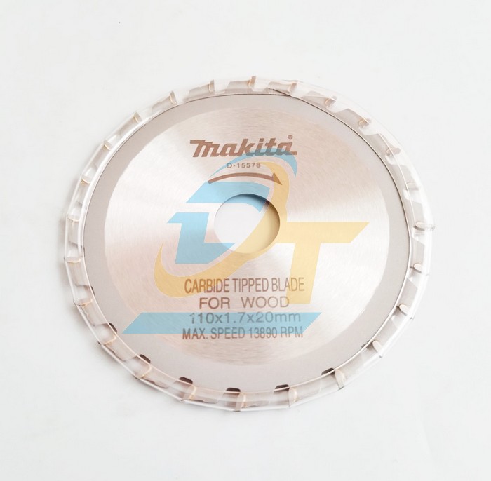 Lưỡi cưa gỗ hợp kim 24 răng 110x1.7x20mm Makita D-15578