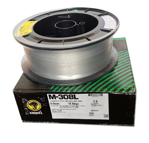 D&acirc;y h&agrave;n inox Kiswel M-308L 0.9mm (Cuộn 12.5kg)