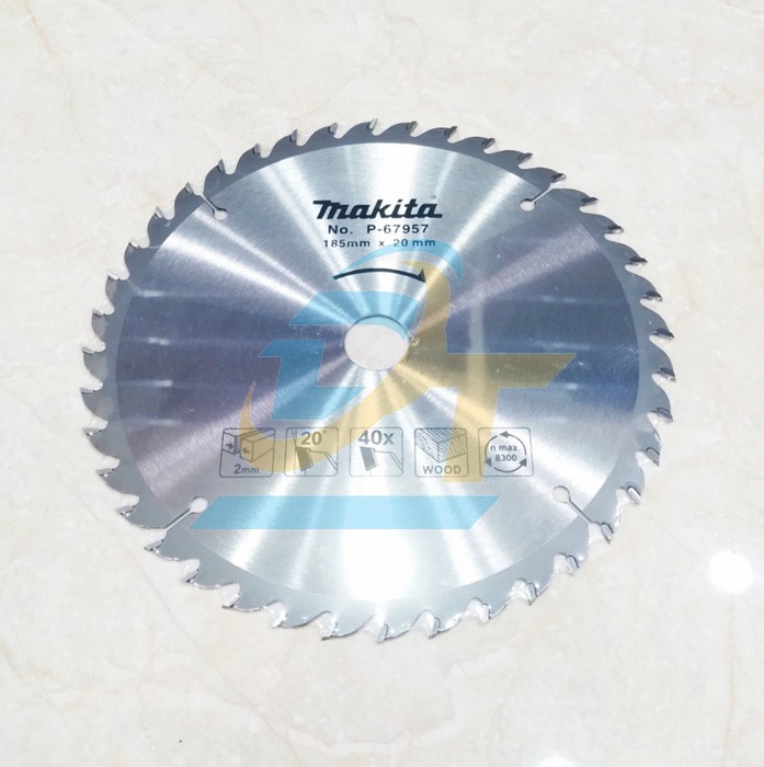 Lưỡi cắt gỗ 40 răng 185x20mm Makita P-67957