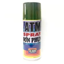 Sơn xịt ATM m&agrave;u xanh bảng A225