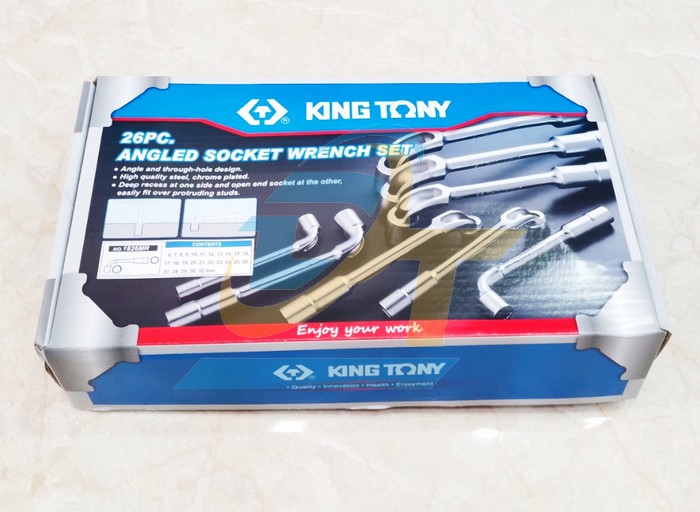 Bộ ống điếu 26 chi tiết hệ m&eacute;t 6-32mm Kingtony 1826MR