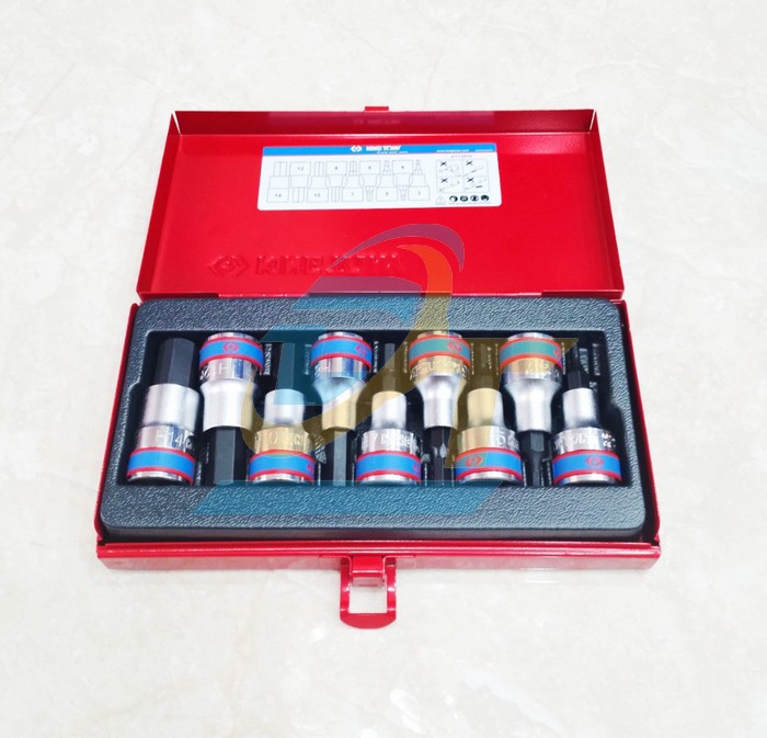 Bộ  tu&yacute;p lục gi&aacute;c 1/2" 9 chi tiết 3-14mm Kingtony 4110PR