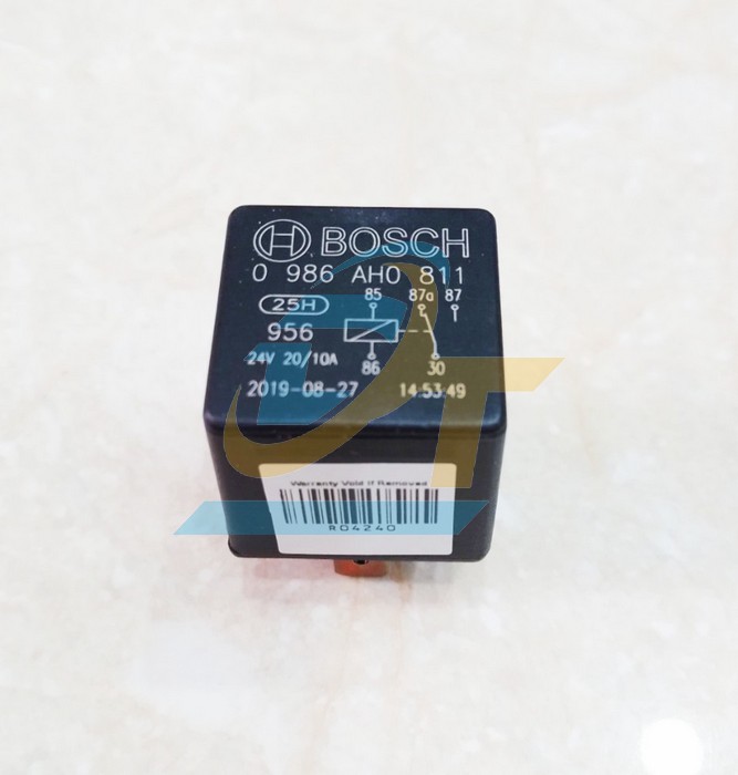 Relay mini  5 ch&acirc;n 24V Bosch 0986AH0811