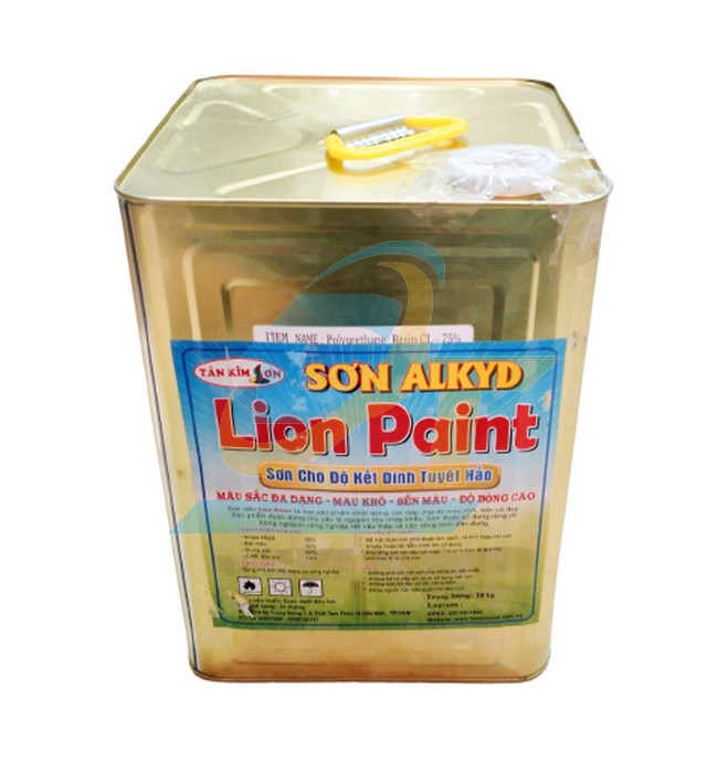 Sơn dầu m&agrave;u đen mờ Lion Paint 20kg