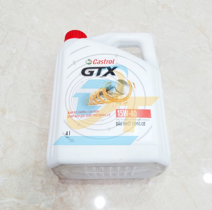 Dầu nhớt động cơ Castrol GTX 15W-40 (4L)