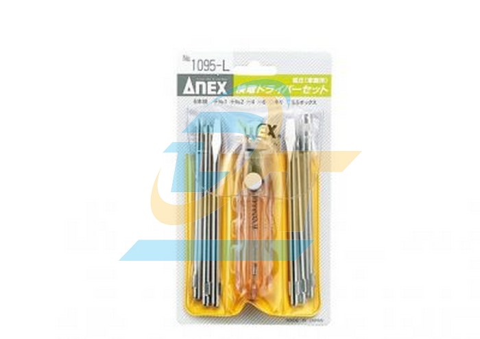 Bộ b&uacute;t thử điện 6 mũi điện &aacute;p thấp(L) No.1095-L Anex