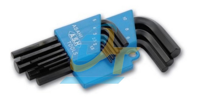 Bộ lục gi&aacute;c ngắn 2 đầu lục 1.5-10mm Asahi AWS0990