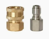 Khớp nối nhanh b&eacute;c xịt m&aacute;y rửa xe - Ren 17mm (Đực - C&aacute;i)