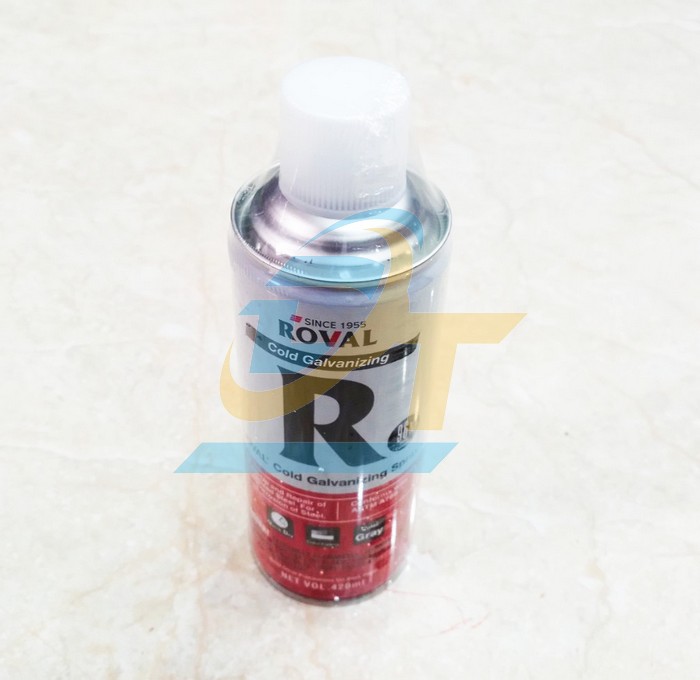 Sơn xịt mạ kẽm lạnh Roval Cold Galvanizing Spray 96% (Chai 420ml)