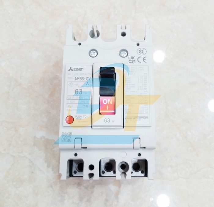Cầu dao điện MCCB (khối) Mitsubishi NF63-CV 3P 63A 5kA