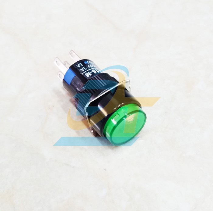 N&uacute;t nhấn nhả 24V phi 16mm 5 ch&acirc;n