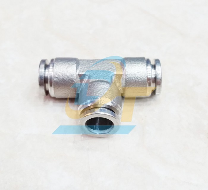 Đầu nối hơi chữ T inox 304 phi 8mm IPE08