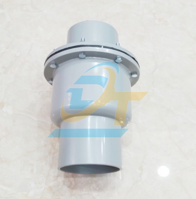 Luppe 1 chiều lưỡi g&agrave; PVC 2 đầu phi 90
