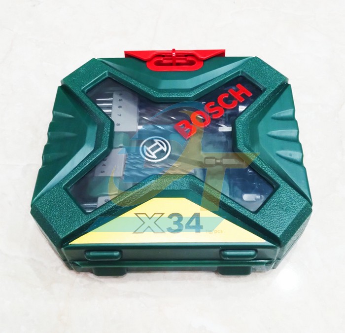 Bộ mũi khoan v&agrave; vặn v&iacute;t X-Line 34 chi tiết Bosch 2607010608