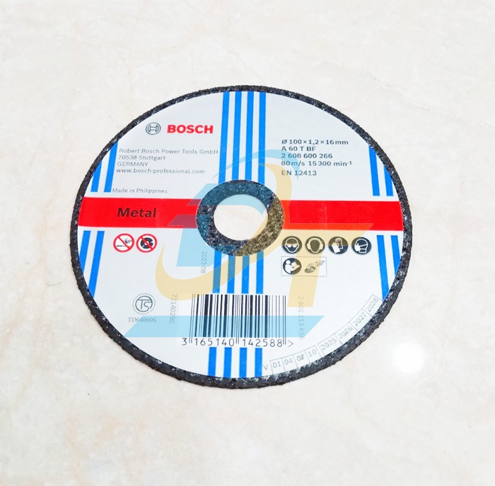 Đ&aacute; cắt sắt 100x1.2x16mm Bosch 2608600266