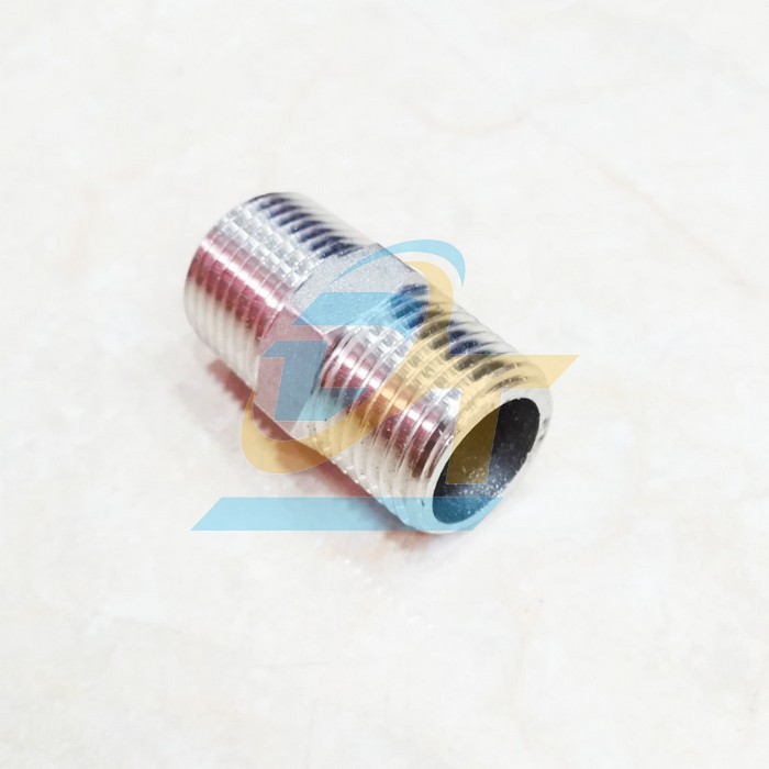 Nối 2 đầu ren ngo&agrave;i (k&eacute;p ren) inox 304 DN10 - Phi 17