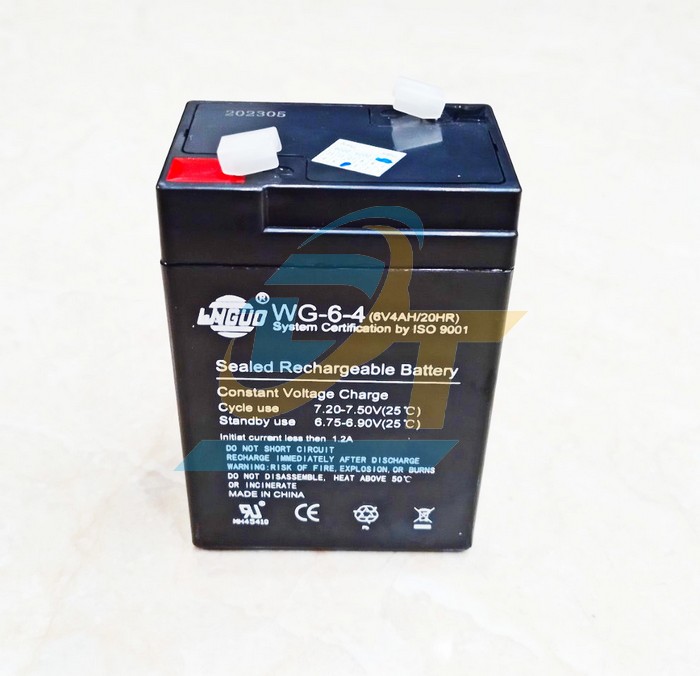 Pin ắc quy d&ugrave;ng cho c&acirc;n điện tử 6V-4.0AH Wanguo WG-6-4
