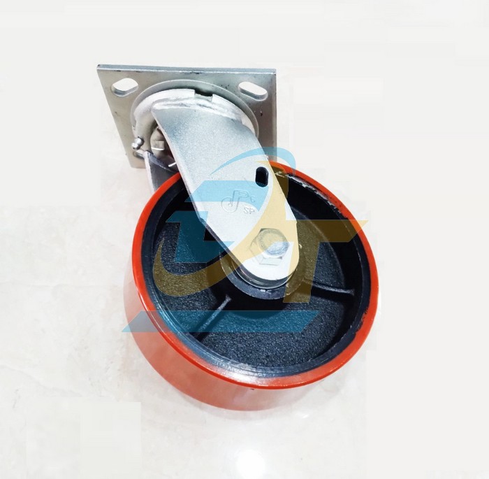 B&aacute;nh xe chịu tải 500kg xoay PU l&otilde;i gang D150x51 S4-6209-959