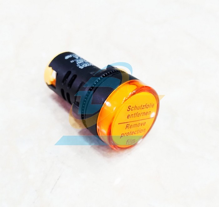 Đ&egrave;n b&aacute;o pha 220V phi 22 m&agrave;u v&agrave;ng AD16-22DS