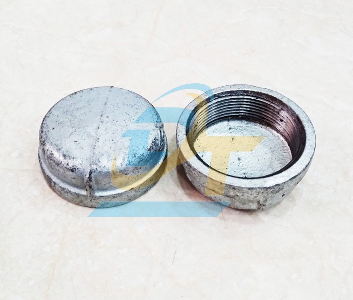 Nắp b&iacute;t ren trong mạ kẽm DN50 - Phi 60