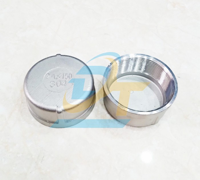 Nắp b&iacute;t ren trong inox 304 DN65 - Phi 76