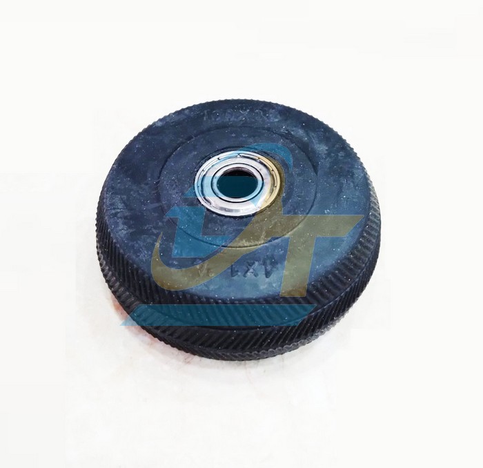 B&aacute;nh xe cao su bạc đạn 100x38 (Lỗ 12mm)