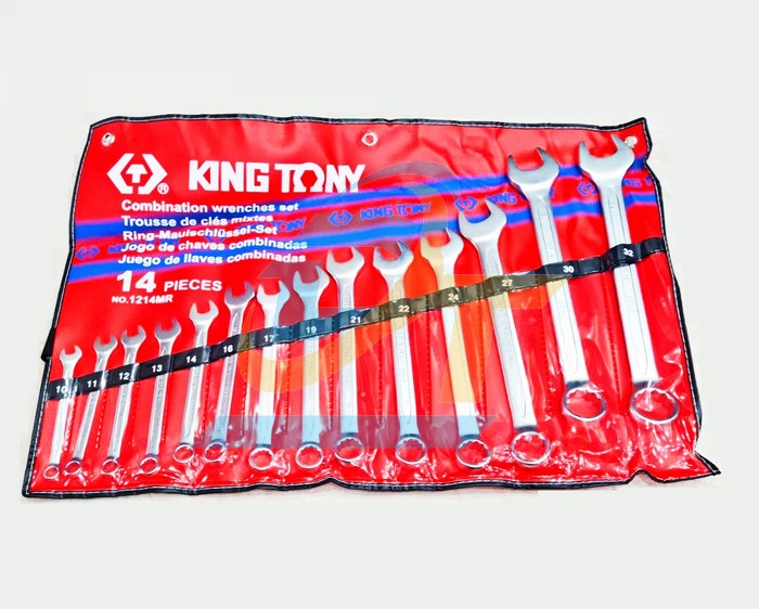 Bộ cờ l&ecirc; v&ograve;ng miệng 14 chi tiết 10-32mm Kingtony 1214MR10