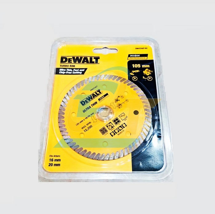 Lưỡi cắt kim cương 105x16/20mm Dewalt DW4724UT-B1