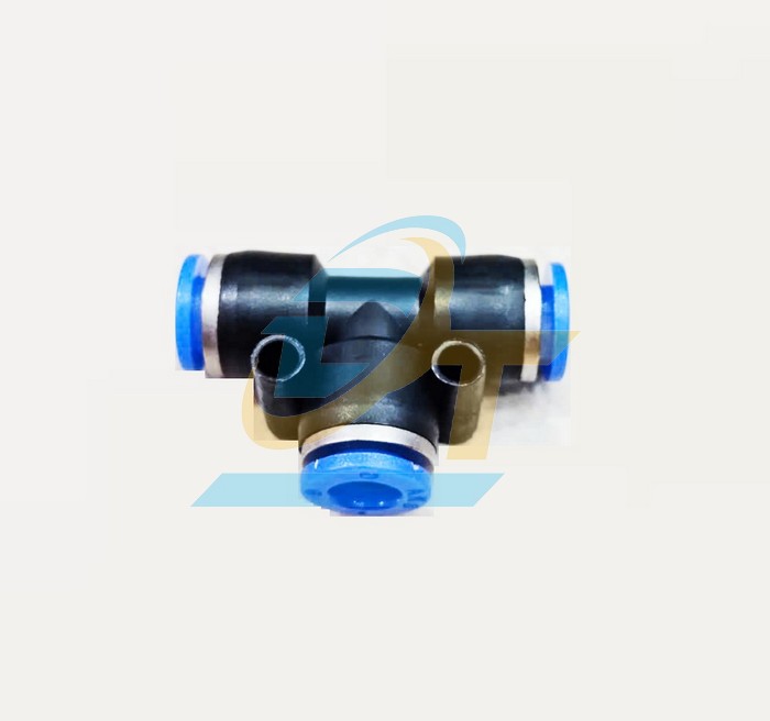 Đầu nối hơi chữ T phi 6mm China PE06