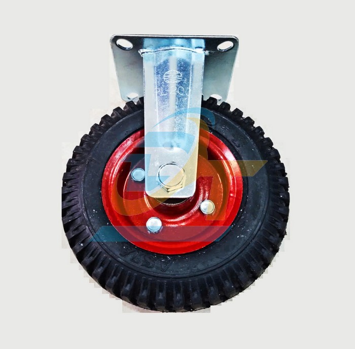 B&aacute;nh xe đẩy cao su m&acirc;m sắt 200x50 cố định