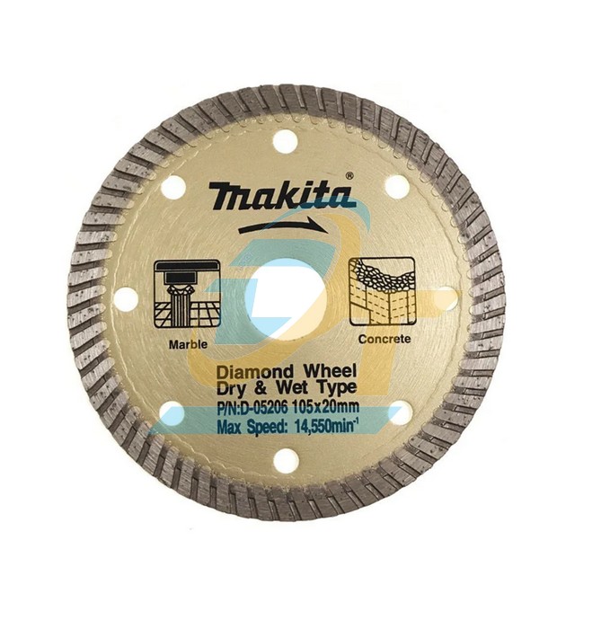 Lưỡi cắt gạch 105x20mm Makita D-05206